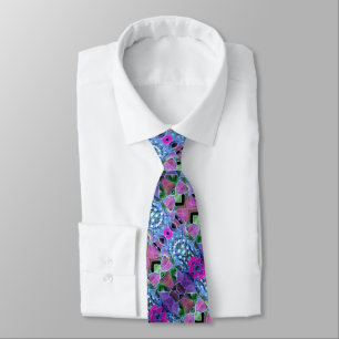 Manar Tie Ultra Violet Flower Slips