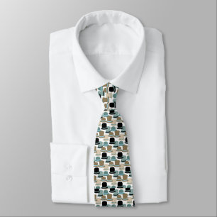 Manar Tiled Hat Designer Tie Slips