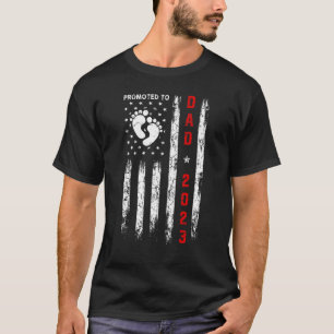 Manar till Pappa 2023 USA flagga Fars dag NE T Shirt