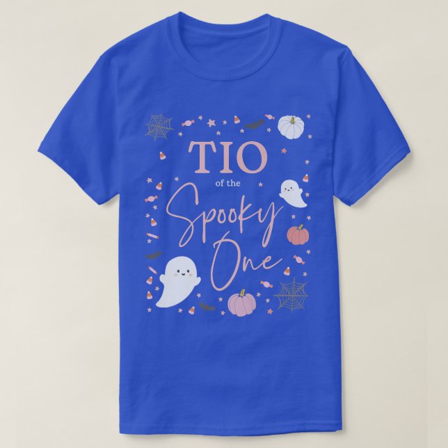 Manar Tio of the Spooky One Girl First Birthday Pi T Shirt (Design framsida)