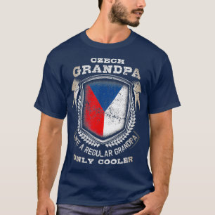 Manar tjeckisk morfar som en vanlig morfar t shirt