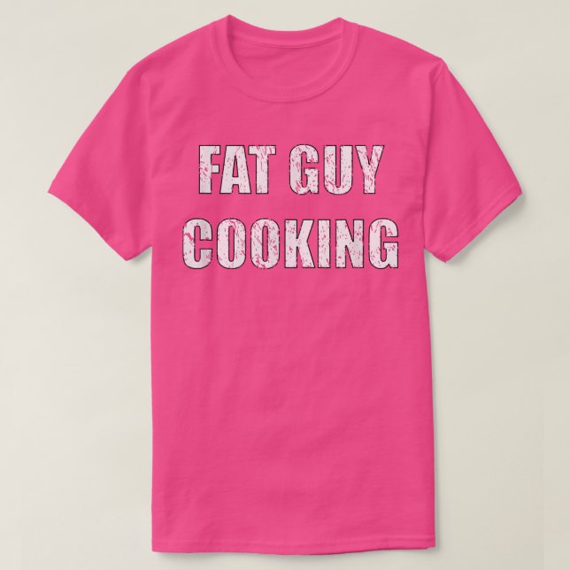 Manar Tjock Guy Cooking Funny Distress Cook T Shirt (Design framsida)