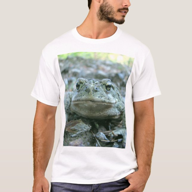 Manar Toad Amphibian Frog Photograph T-shirt (Framsida)