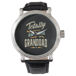 Manar Totally Fantastisk Granddad - Grandpa Gift Armbandsur
