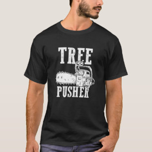 Manar Träd Pusher Chainszawa Logging Sawyer Lumber T Shirt