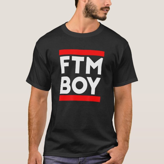 Manar Trans Boy FTm Design T Shirt (Framsida)