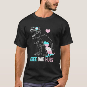 Manar Trans Free Pappa Hugs Dinosaur Rex pappa Tra T Shirt