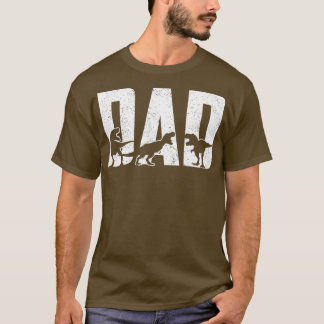 Manar Trex Pappa Dinosaur Älskare Coola Vintage Ma T Shirt