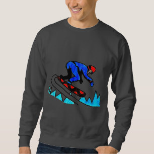 MANAR TRÖJA - SNOWBOARDING LÅNG ÄRMAD TRÖJA
