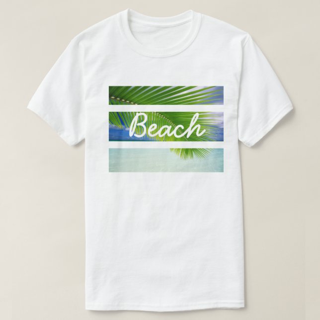 Manar Tropical Beach Shirt T-shirt (Design framsida)