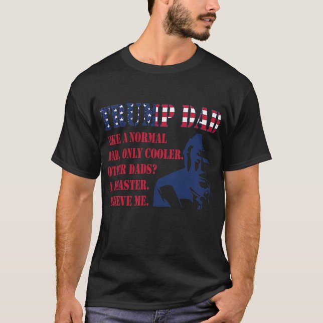 Manar Trump Trump Pappa Fars dag Pro Trump T Shirt (Framsida)