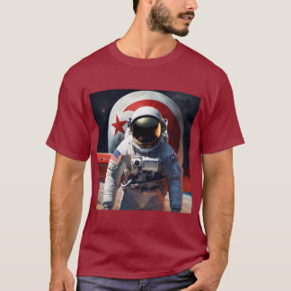 Manar tryckt T-skirt - normal passning, mjuk Breat T Shirt