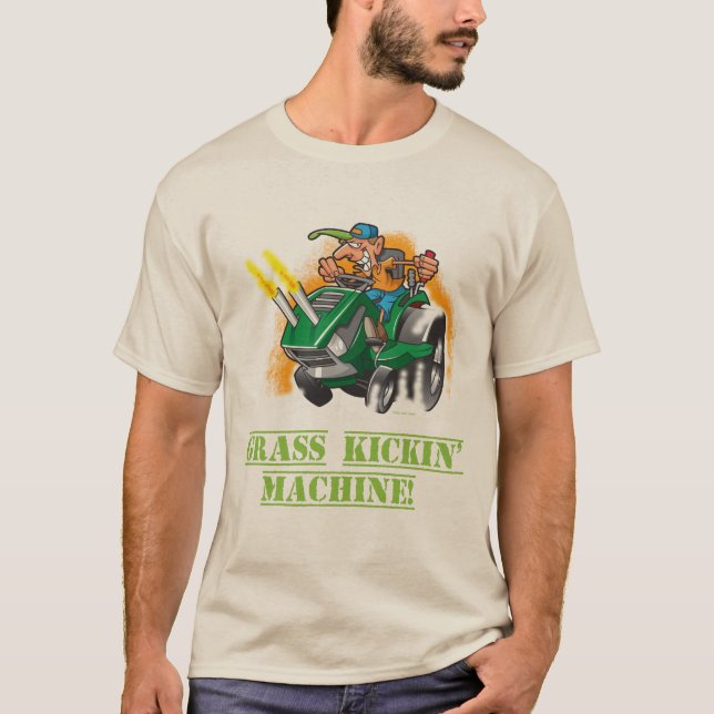 Manar tshirt för maskin för gräs bita tee shirt (Framsida)