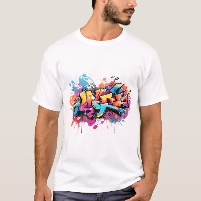 Manar Tshirt street graffiti T Shirt (Framsida)