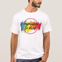 Manar tShirten för ITP-logotypen med målar varje T Shirt