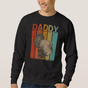 Manar Turkiet Retro Stil Vintage pappa Graphic Fa Lång Ärmad Tröja