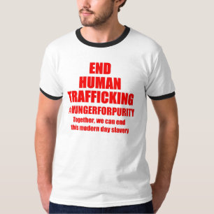 Manar två färgar den anti människohandelskjorta t-shirt