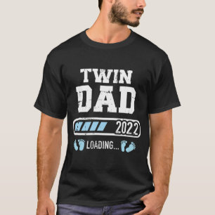 Manar Twin pappa 2022-lastning för gravid T Shirt