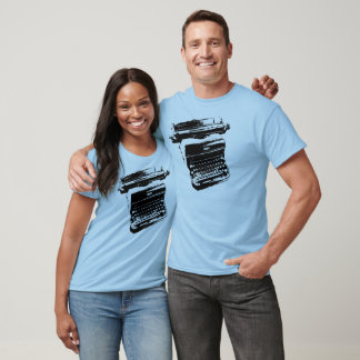 Manar Typewriter Vintage Stil Tee