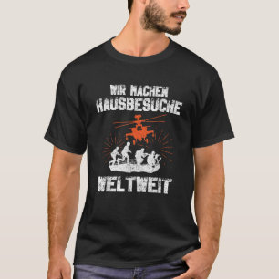 Manar tyska arméelitsoldater KSK speciella styrkor T Shirt