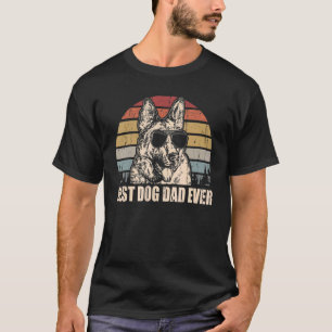 Manar tyska Shepherd Pappa Best Hund Pappa Alltid T Shirt