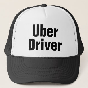 Manar Uber Driver Baseball Cap Black Truckerkeps