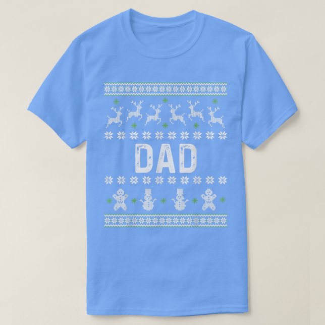Manar Ugly jul Sweater Day-familjen Matching Da T Shirt (Design framsida)