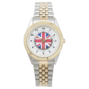 Manar UK Flagga Two-Tone Bracelet Watch Armbandsur