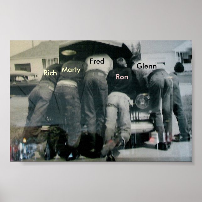 Manar under Huva Poster (Framsidan)