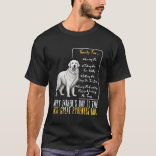 Manar Underbar Pyrenéerna Pappa Lycklig Fars dag, T Shirt