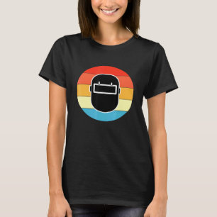 Manar Underbar Welding Helmet Motif Vintage Welder T Shirt