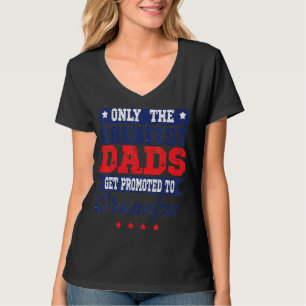 Manar Underbarare Pappor befordras till farfar Far T Shirt