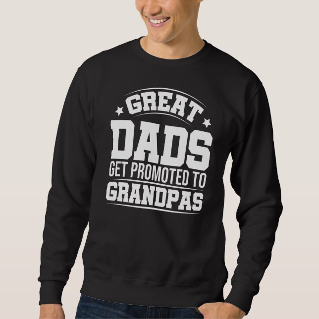 Manar Underbart Pappor befordra till Grandpas Far Lång Ärmad Tröja (Framsida)
