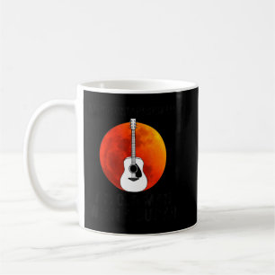 Manar underskatta aldrig en gammal man med Guitar Kaffemugg