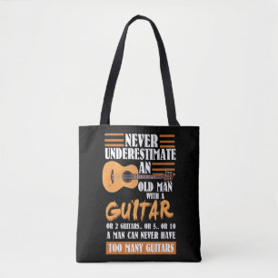 Manar underskatta aldrig gammal man med gitarr _ f tygkasse
