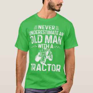 Manar underskattar aldrig en gammal man med en tra t shirt
