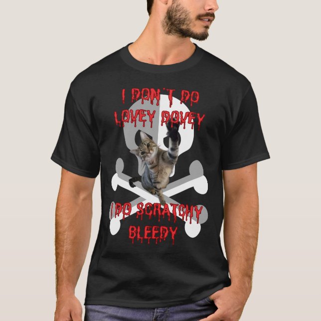 Manar / Unisex "Jag gör inte Lovey Dovey" Lynny Ca T Shirt (Framsida)