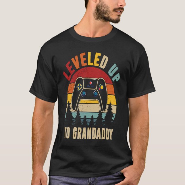 Manar upp till Grandaddy Video Gamer Pappor T Shirt (Framsida)
