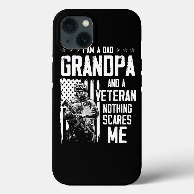 Manar US Army Veteran Gift Shirt Im A Pappa Grandp (Baksida)