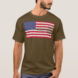 Manar USA flagga, bästa Guinea Pappa, Gris, alltid T Shirt
