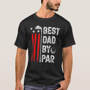 Manar USA flagga, bästa Pappa per gulfer Fars dag T Shirt