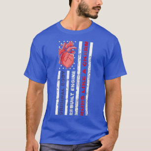 Manar USA Flagga - Mechanic Open Heart T Shirt