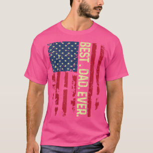 Manar USA flagga:s bästa Pappa någonsin för Pappa T Shirt