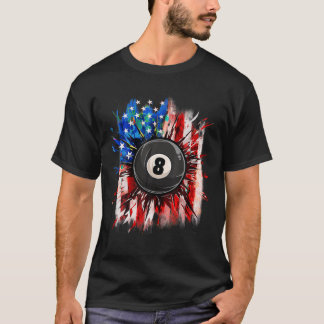 Manar USA:s amerikanska Flagga B. T Shirt