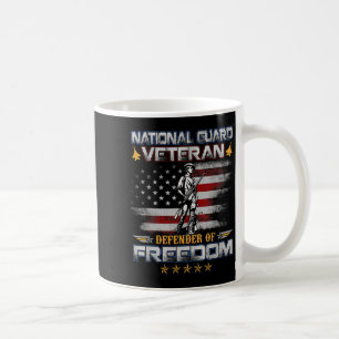 Manar USA:s armés Vintage för veteransk Flagga Kaffemugg