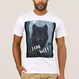 manar(utformning av en enda varg) t shirt
