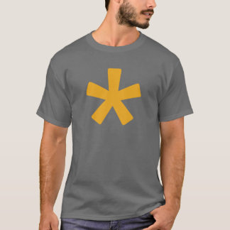 Manar utmärka med en asterisk T-tröja (mörka grå Tee Shirt