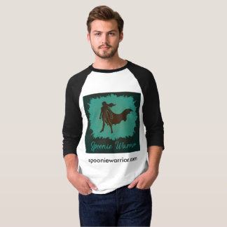 Manar utslagsplats för baseball för Spoonie Tee Shirt