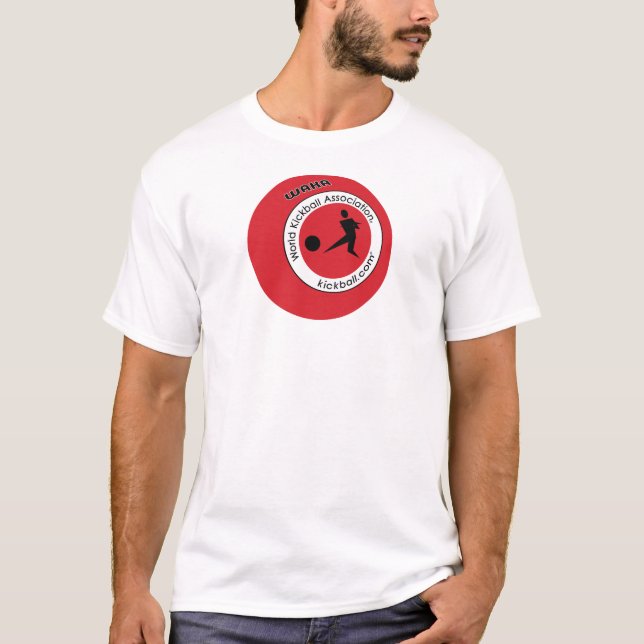 Manar utslagsplats - Kickball logotyp Tee Shirt (Framsida)
