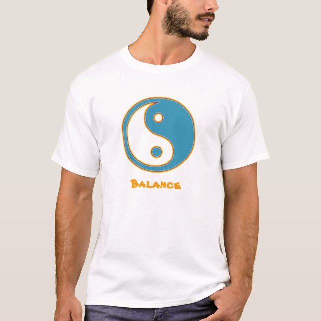 Manar utslagsplatsskjorta - Yin & Yang T-shirt (Framsida)